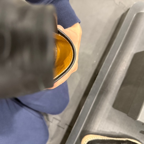 Leather Espadrille In Black US 7.5. 
Wear it 2 times only. - Picture 8 of 10